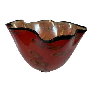 Cohn-Stone Studios Scalloped Edge Bowl For Sale