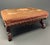 Victorian Antique Victorian Carved Walnut Needlepoint Footstool With Floral Embroidery For Sale - Image 3 of 8