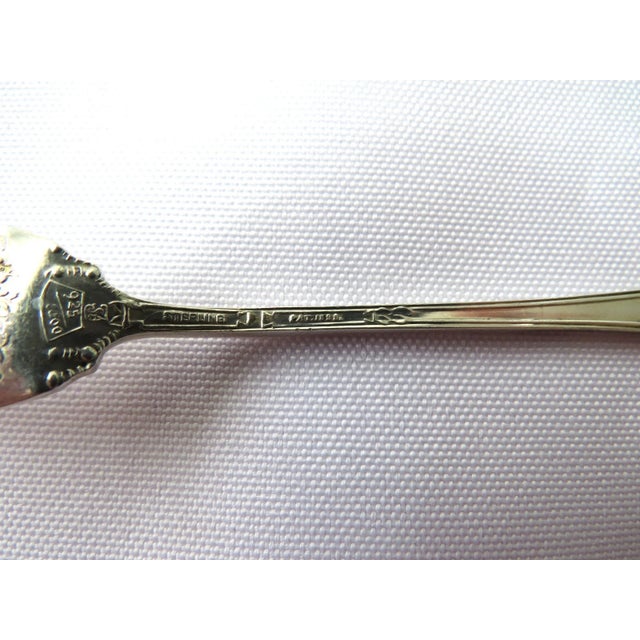 American Antique Towle "Georgian" Sterling Silver Oyster Fork For Sale - Image 3 of 5