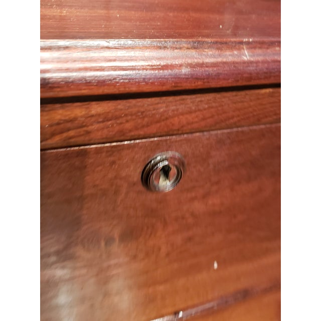 Wood Late 19th Century Antique Renaissance Revival Walnut Dresser With Mirror For Sale - Image 7 of 9