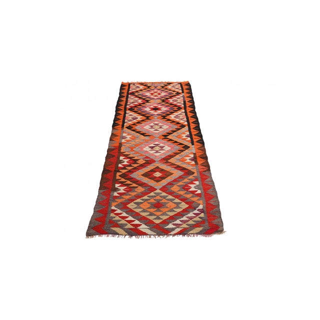 Decorative vintage handwoven Herki runner runner. Approximatelly 45-55 years old. In very good condition. Rare find,...