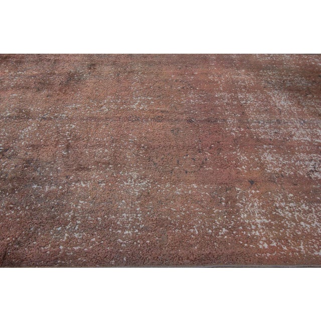 Mid 20th Century Vintage Overdyed Rug For Sale In New York - Image 6 of 7