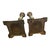 American Pair Vintage Mid Century Brass 12" Tall Neoclassical Baluster Style Candlestick/Candle Holder For Sale - Image 3 of 9