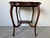 1900 - 1909 Antique Mahogany Two-Tier Serpentine Accent Table For Sale - Image 5 of 13