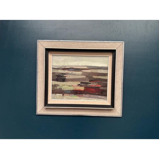 Evert Färhm, Field Patches, 1968, Oil on Panel, Framed For Sale - Image 17 of 18