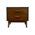 Vintage Mid Century Modern Bassett Walnut 3-Piece Bedroom Set – 9-Drawer Dresser, Highboy Chest & Nightstand. For Sale - Image 13 of 13