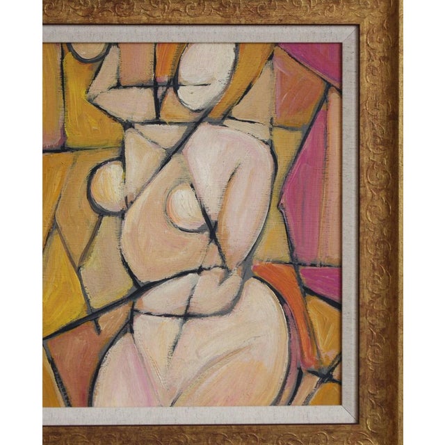 Modern The Vanguard Series Nr. VIII: Postwar European Abstract Composition, 1950s-1970s, Oil on Board For Sale - Image 3 of 13