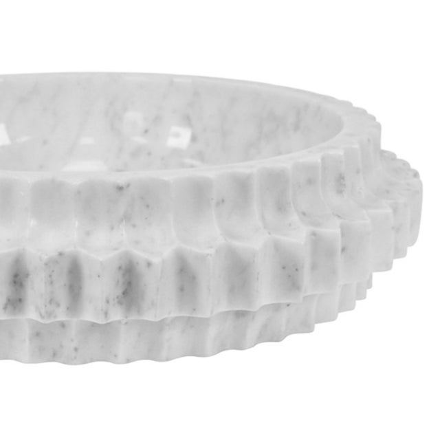 Worlds Away Matthew Izzo Home Olin Marble Tray For Sale - Image 4 of 6