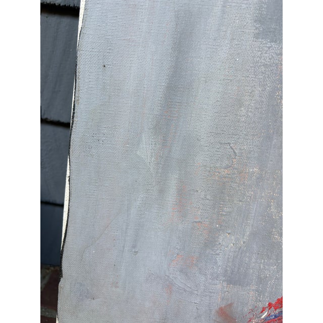 Mid 20th Century Signed Expressionist Portrait of Beethoven on Canvas For Sale - Image 4 of 7
