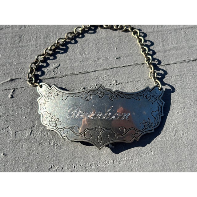 Mid 20th Century Historic Newport - Set of Four Spirit Decanter Labels For Sale - Image 6 of 7