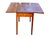 Red Antique Federal Mahogany Drop Leaf Table With Star Inlay For Sale - Image 8 of 9