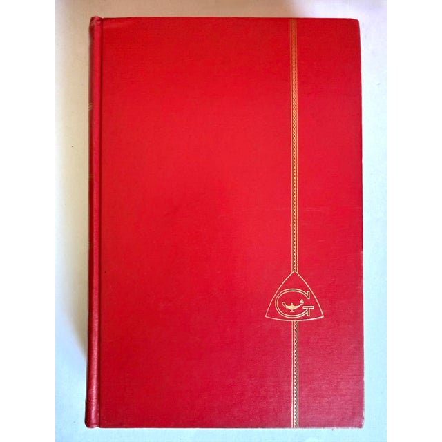 1950s 1956 Set of 9 Grolier Classics Red Decorative Library Books For Sale - Image 5 of 10