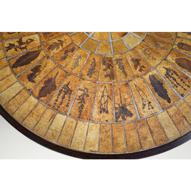 Coffee Table in Ceramic & Bentwood from Roger Capron, Vallauris, 1960s For Sale - Image 11 of 18