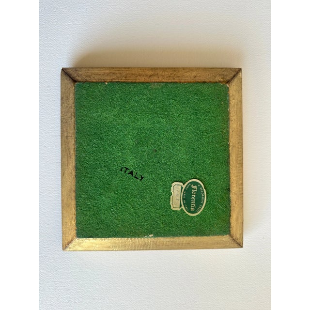 Vintage Florentia Italy Dresser Tray Hand Made Catch All in Gold & Copper For Sale - Image 11 of 12