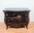 Textile Chelsea House Custom Chinoiserie Black Bombe Commode 3 Drawer Chest For Sale - Image 7 of 9