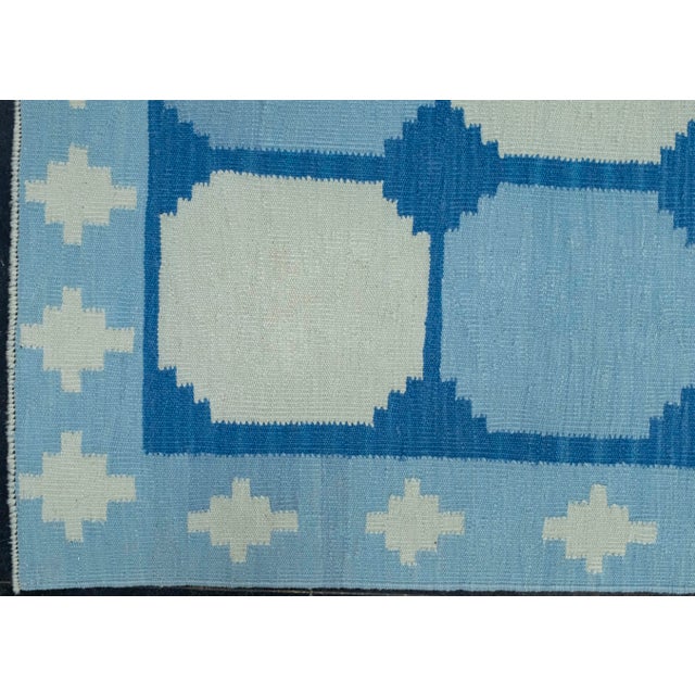 Turkish Kilim Oriental Handmade Flatweave 5'3" x 7'3" #18158 For Sale - Image 4 of 8