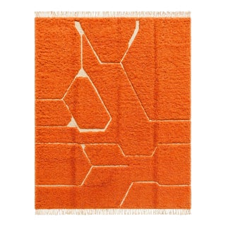 Large Moroccan Beni Ouarain Rug in Wool, 2010s For Sale
