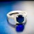 Traditional Natural Sapphire Diamond Ring 14k White Gold 2.43 TCW Certified, Size 6.5 For Sale - Image 3 of 11