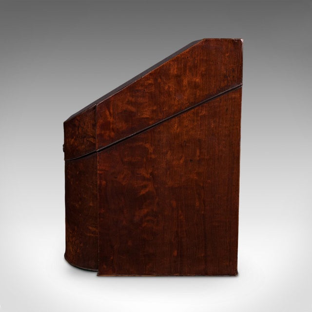 Wood Antique Knife Box, English, Kitchen Organiser, 46 Item Cutlery Storage, Georgian For Sale - Image 7 of 12