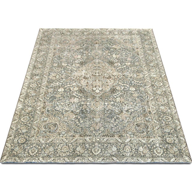 1960s 1960s Persian Tabriz Rug For Sale - Image 5 of 6