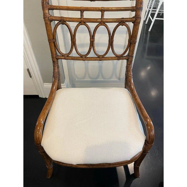 Brown Late 20th Century Bamboo Accent Chair by Henredon For Sale - Image 8 of 9