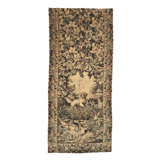 Vintage French Aubusson Style Jacquard Tapestry Panel, 1940s For Sale