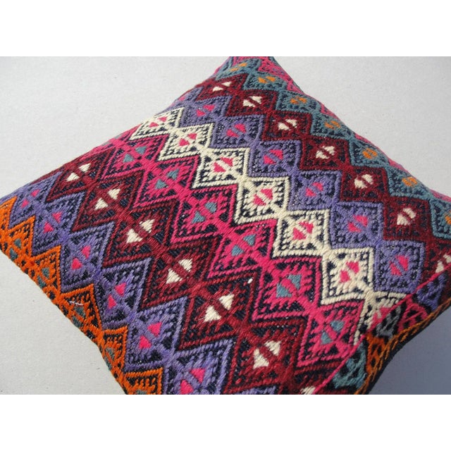Kilim Rug Pillow For Sale - Image 10 of 11