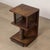 Brown 1940s French End Table attributed to Charles Dudouyt For Sale - Image 8 of 12