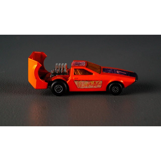 Old Tanzara car as a toy. from Matchbox from lesney series No 53, around 1970. In original condition, with wear consistent...