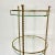 Gold 1970s Vintage Hollywood Regency Boho Chic Metal Twisted Rope Gold Finish 3-Tier Plant Stand. For Sale - Image 8 of 12