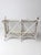 Antique Early 20th Century White Wicker Loveseat For Sale - Image 13 of 15