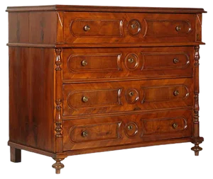 Antique Italian Walnut Dresser