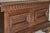Brown 19th Century Rustic Wooden Coffer with Italian Carved Design For Sale - Image 8 of 9