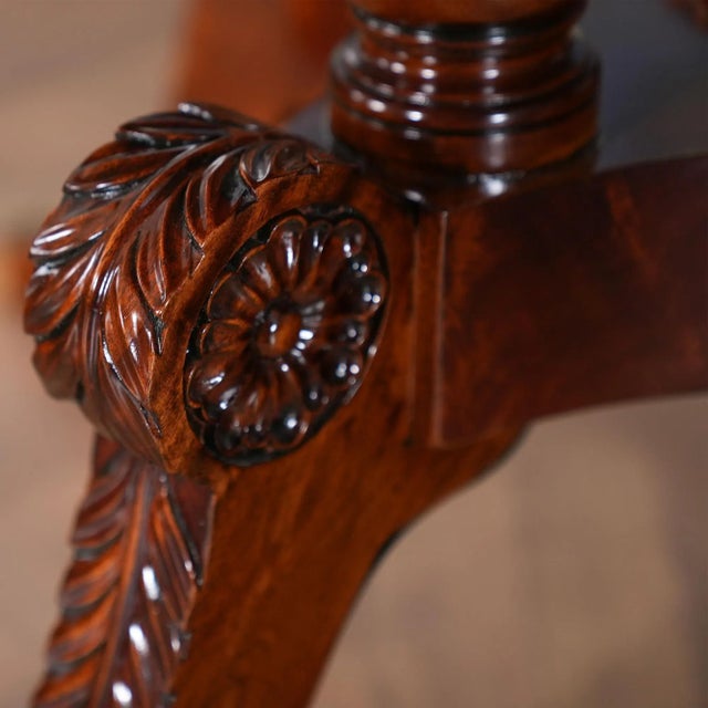 2020s Niagara Furniture Round Mahogany Table For Sale - Image 5 of 10