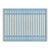 Handmade Cotton Flat Weave Area Rug, Sky Blue and White Striped Dhurrie - 10'x14' For Sale