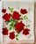 1950s Vintage 1950s/60s Wilendur Red Royal Rose Rectangular Tablecloth, 52" X 68" For Sale - Image 5 of 8