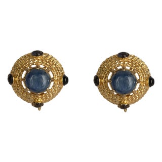 Margaux Studs Pierced, A Pair For Sale