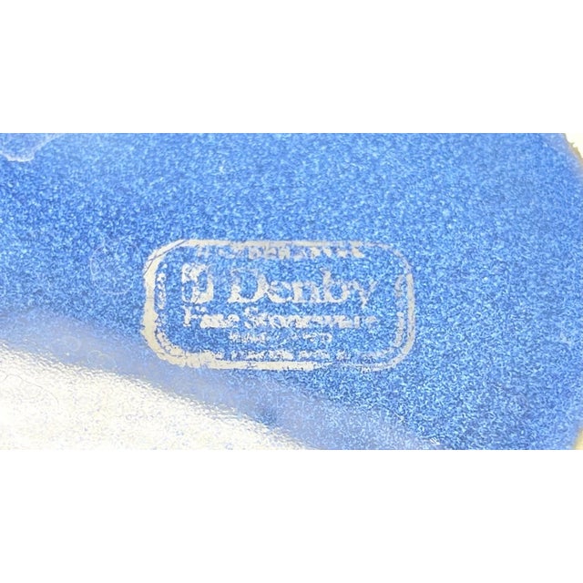 1990s 1990s Denby “Imperial Blue” Stoneware Teapot & Lid For Sale - Image 5 of 5