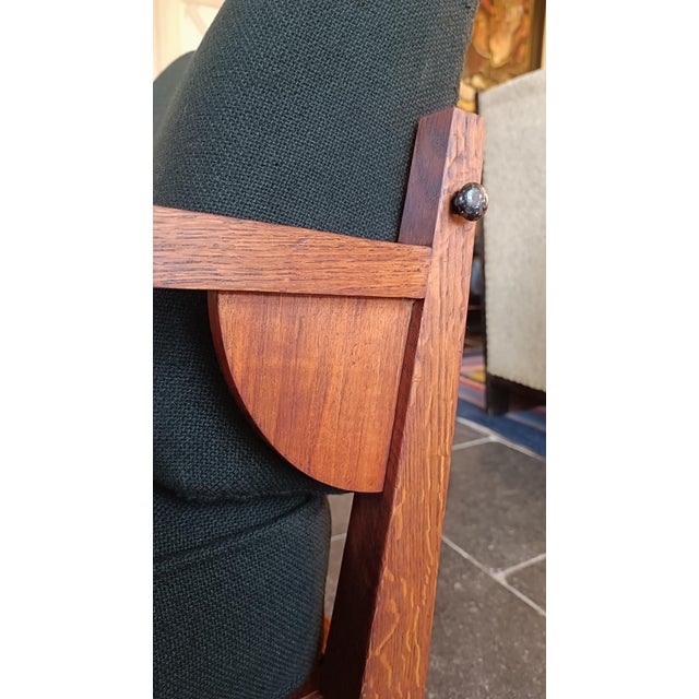 Early Modernist Dutch Easy Chair by Cornelis Van Der Sluys , 1920s For Sale - Image 10 of 14
