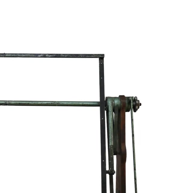 This antique industrial drafting table is a striking blend of rugged charm and practicality, crafted from sturdy metal to...