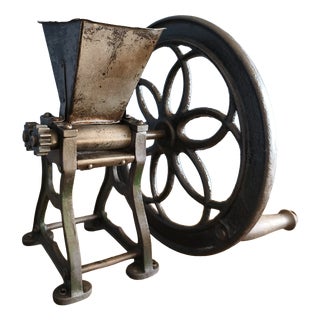 Large Poppy Seed Grinder, Late 19th Century For Sale