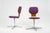 1970s Mid-Century Mahogany Pagholz and Chrome Swivel Dining Chairs from Tacke Sitzmöbel, Germany, 1960s, Set of 2 For Sale - Image 5 of 13