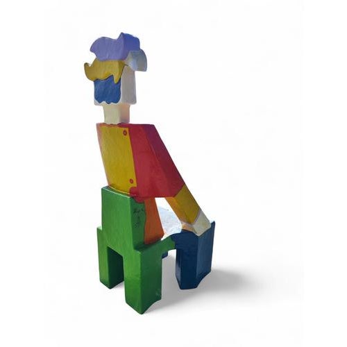 Sculptural Armchair and Table from Ludo Huys For Sale - Image 7 of 17