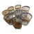 Vintage Cera Dow Jones Industrial Average Rocks Glasses, 1958–1968, Set of 8 For Sale