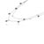 Metal Celestial 2.84ct Sapphire & Diamond Double-Layer Star Station Necklace 14k Gold For Sale - Image 7 of 17