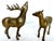Brass Vintage Brass Deer Figurines - Set of 2 For Sale - Image 8 of 11