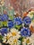 David Burliuk - Vibrant Floral Still Life in Vase– 1950s Oil Painting For Sale - Image 10 of 13