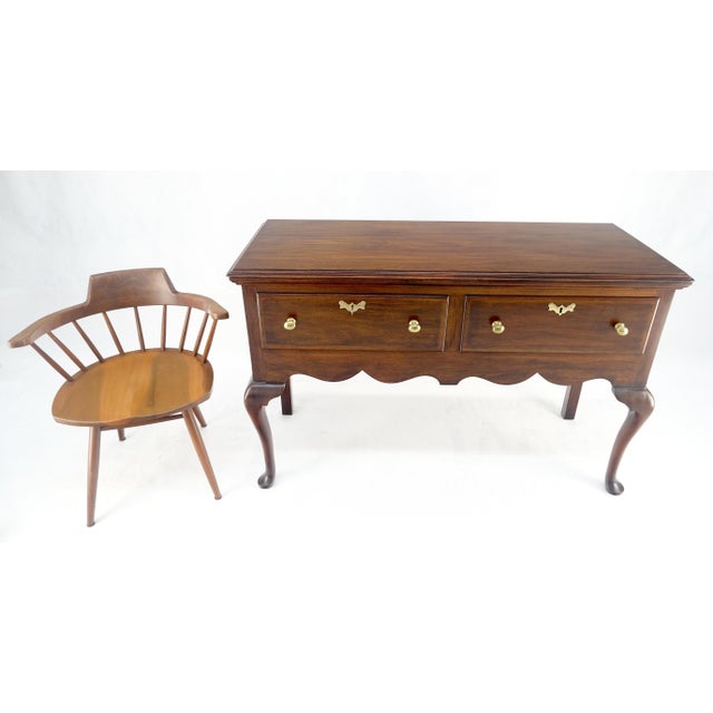 Virginia Galleries Henkel Harris Mahogany Double Drawer Buffet Short Sideboard For Sale - Image 12 of 12