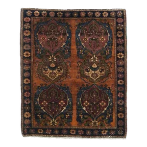 Antique Sarouk Rug 2'1'' x 2'7''