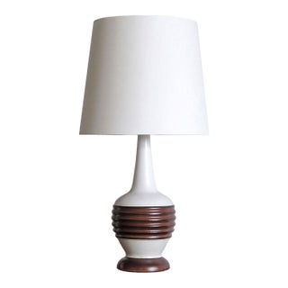 Danish Ceramic Table Lamp, 1950 For Sale
